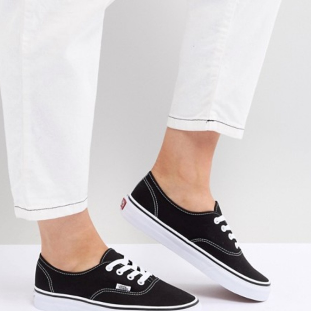 Vans Authentic sneakers in black and white